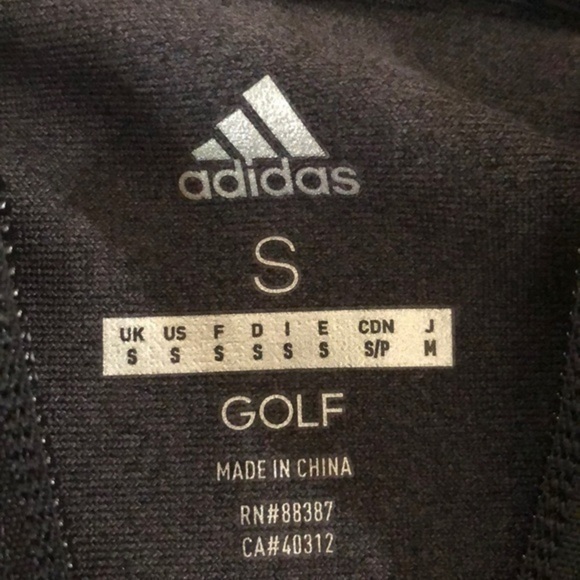 NWT Adidas club vest full zip black Heather fleece - Picture 6 of 9